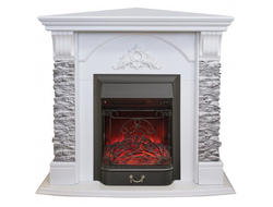 Athena Corner WT с электроочагом Majestic Lux Black RC