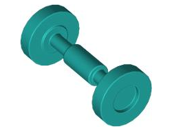 Wheel Skateboard / Trolley, Dark Turquoise (2496 / 6421682)