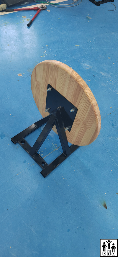 Платформа для пневмогруши нерегулируемая по высоте с пневмогрушей из натуральной кожи DNN