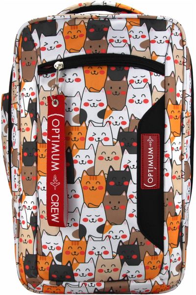 Рюкзак Сумка Чемодан ручная кладь 40x20x25 Optimum Ryanair RL, котики