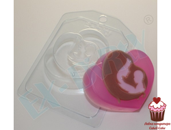 Форма пластик Мать и дитя (силуэт)