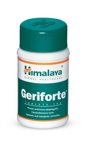 Geriforte Himalaya  для повышения иммунитета и общего оздоровления организма, 100 таб.