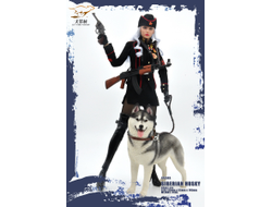 Сибирская хаски (серая) - Коллекционная ФИГУРКА 1/6 scale Husky (QYC003D) - QuanYingCun