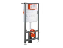 Комплект: подвесной безободковый унитаз VitrA Metropole Rim-Ex, с тонким сиденьем с микролифтом, инсталяцией и панелью управления, 9820B003-7201