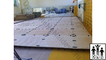 Помост на пружинах для спортивной гимнастики