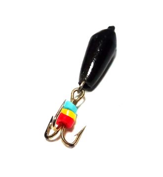 Мормышка безнасадка Дьявол вес.1.96gr.25mm. d-5.0mm.