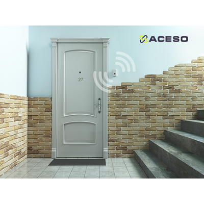 Стационарная система Исток-Сенсо зона охвата до 80 м2 с беспроводной кнопкой для передачи сигнала эвакуации на слуховые аппараты пользователей