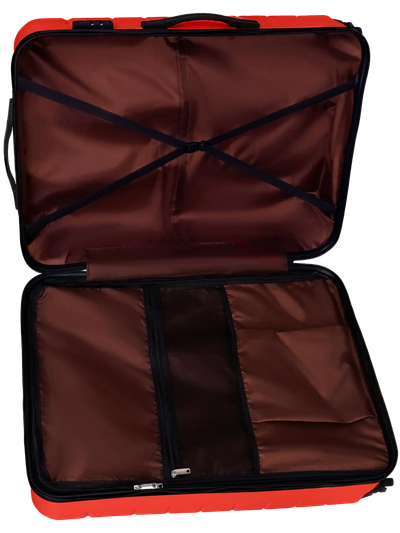 Чемодан для путешествий L Optimum Travel, красный