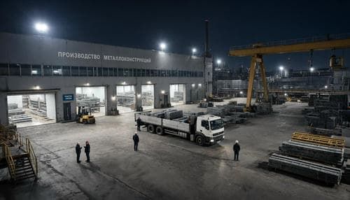 Распределение светового потока на заводе