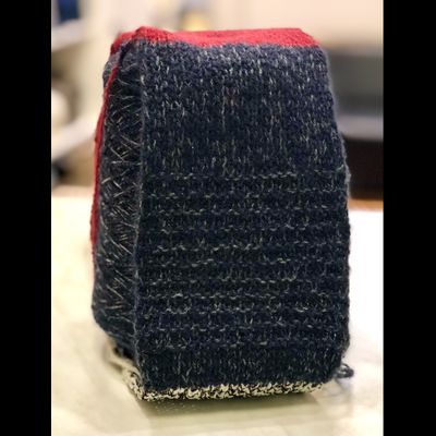 LORO PIANA  90% WS кашемир 10% SE  250 м в 100 гр. цв. сине-серый меланж