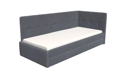 Кровать-тахта Агата Серая (Бонмебель)