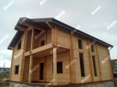 Дом из клееного бруса "Уфа", 210 м2