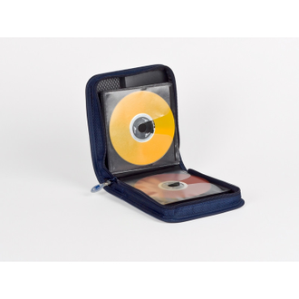 Портмоне для CD/DVD дисков на 28 шт, ProfiOffice, синий/оранжевый, MT-28S