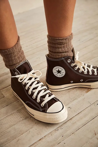 Кеды Converse Chuck Taylor 70 коричневые высокие