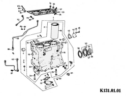 блок цилиндров д2500