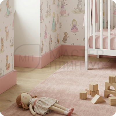 Плинтус Волшебная палочка самоцветы 81мм 2,0м. NCS 2010-R10B. Цвет 408