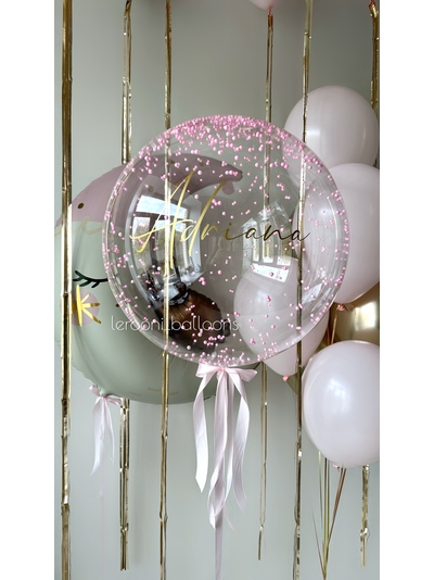 Шар Баблс с пенопластом и надписью