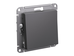 Выключатель 1-клавишный, базальт - Systeme Electric - AtlasDesign - ATN001411