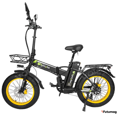 Электровелосипед SYCCYBA H1 (F10) DUAL 20AH желтый