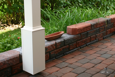 Камень для подпорной стенки Lakka Lohkomuurikivi цветной