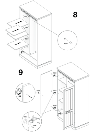 Шкаф Дания из массива сосны 2-створчатый с ящиком 99 Х 60 Х 194 СМ