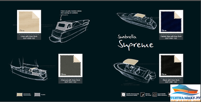 ТКАНЬ АКРИЛОВАЯ SANBRELA PLUS- АКЦИЯ НА ЧЕРНЫЙ _ТЕМНО СИНИЙ