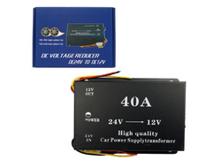 Автомобильный Инвертор (преобразователь напряжения) 24V на 12V   20А