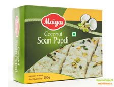 ВОЗДУШНЫЕ ИНДИЙСКИЕ СЛАДОСТИ СОАН ПАПДИ С КОКОСОМ "МАЙАС" (MAIYAS SOAN PAPDI COCONUT) 200Г