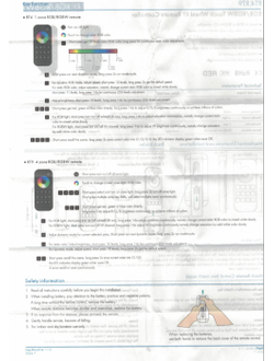 Сенсорный пульт RT9 4L-RGBW/RGB (RF2,4GHz, 4 zone, 3VDC)