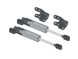 !АНАЛОГ! Technic Linear Actuator with Dark Bluish Gray Ends, Type 1(АНАЛОГ), Light Bluish Gray (61927c010) / 4 шт.