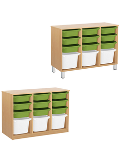 СТЕЛЛАЖНАЯ ВЫДВИЖНАЯ СИСТЕМА ХРАНЕНИЯ 3/71 ПВХ