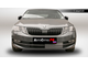 Premium защита радиатора для Skoda Octavia A7 рестайлинг (2017-2020) из 2-х частей