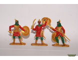 Сарацины, набор №3, 3 фигуры, золотой