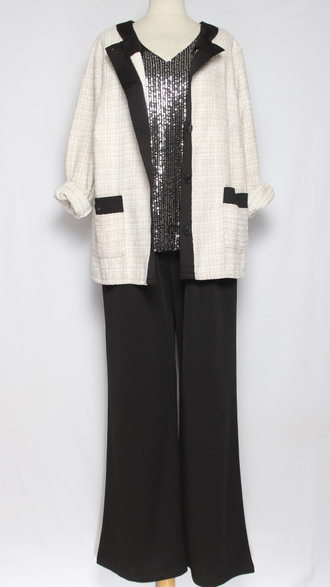 КОСТЮМ БРЮЧНЫЙ "Твид" бежевый р.54,56