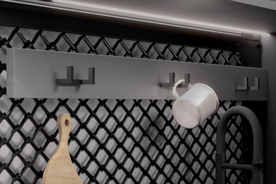 Энни 1,0 м кухонный гарнитур Графит серый