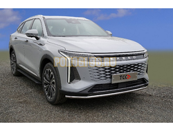 Защита передняя нижняя 42,4 мм ТСС для Exeed RX 2.0L 4WD 2023-