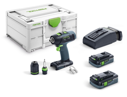 Аккумуляторная дрель-шуруповёрт T 18+3 HPC 4,0 I-Plus