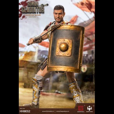 Римский гладиатор в чешуйчатой броне - КОЛЛЕКЦИОННАЯ ФИГУРКА 1/6 scale Imperial Legion Roman Gladiator Ares Version (HH18052) - HAOYUTOYS