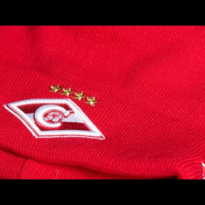 Шапка ФК СПАРТАК красная 93505