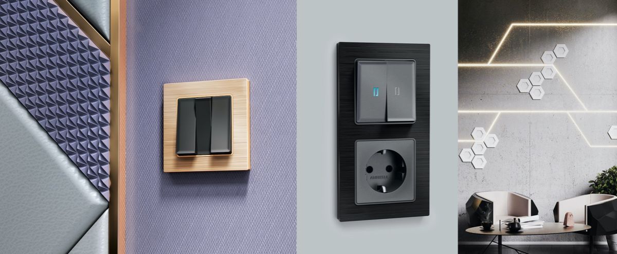 Рамки коллекции ALFA Platos металл шлифованный