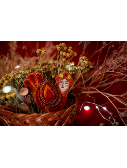 Брошь "Жар-Птица"