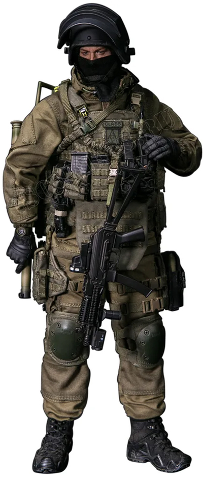 Боец СОБР "Рысь" - КОЛЛЕКЦИОННАЯ ФИГУРКА 1/6 scale RUSSIAN SPETSNAZ MVD - SOBR LYNX (78059) - DAMTOYS