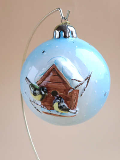 Шар ёлочный "Птички"