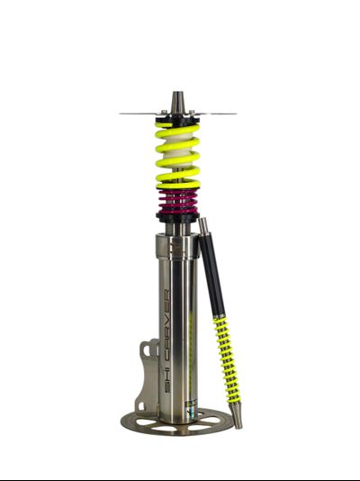 STATIC FINAL: NEON LIME | VIOLET  with METAL BASE