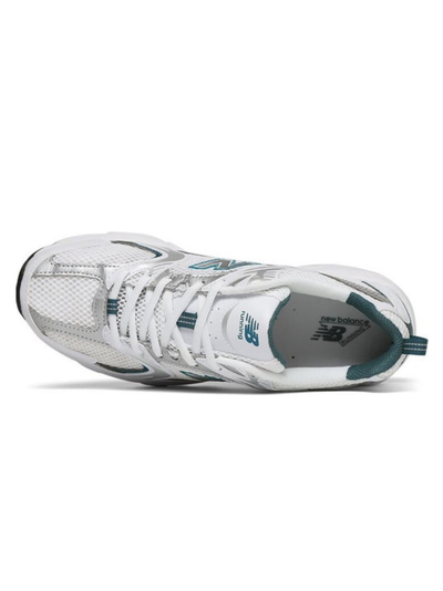 New Balance 530 White Silver Green