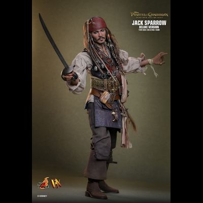 Капитан Джек Воробей (Джонни Депп, "Пираты Карибского Моря", Pirates of the Caribbean) - Коллекционная фигурка 1/6 JACK SPARROW (DX38) - HOT TOYS