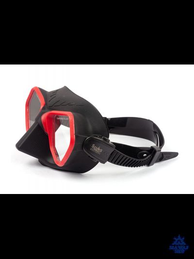 Маска для дайвинга Scuba Brothers TRITON BLACK/RED