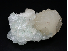Апофиллит, Стильбит, сросток кристаллов, Индия (60*51*42 мм, 75 г) №25555