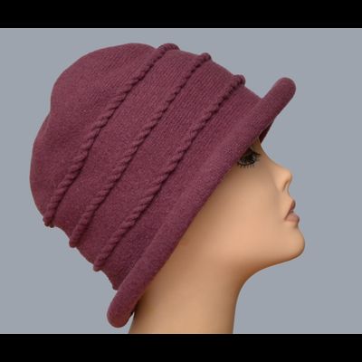 Шляпа Камея Венеция сливовая