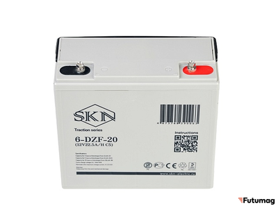 Тяговый аккумулятор SKN 6-DZF-20 (12V22.5A/H C5)